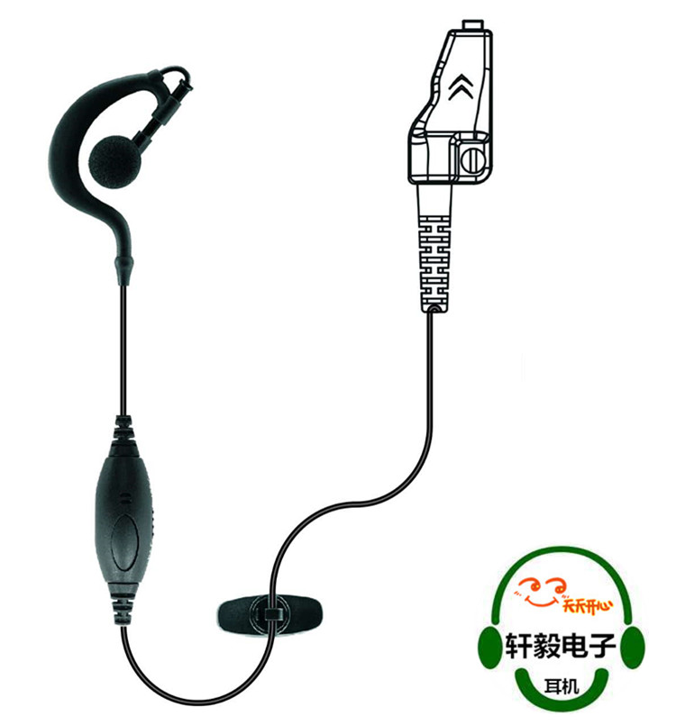 建伍/kenwood数字对讲机耳机 建伍TKD-3188 TK3185数字对讲机耳机